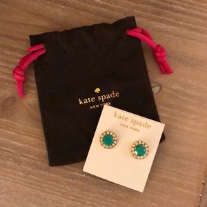 Kate Spade Turquoise Green Studs